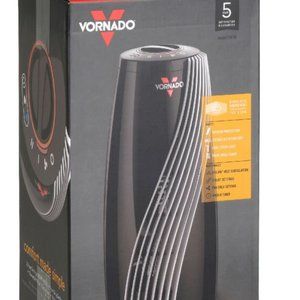 Vornado® SRTH Small Room Tower Heater, 120V, Black, 900 Watt